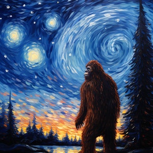 Colección Bigfoot 2 - Cryptids de la noche estrellada