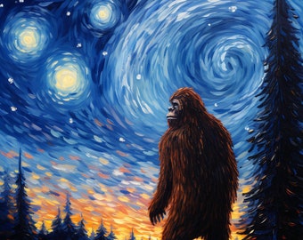 Bigfoot Collection 2 - Starry Night Cryptids