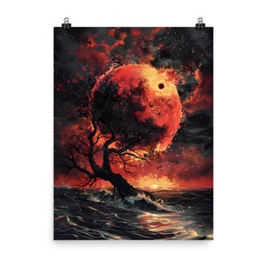 Redfall: póster de papel mate mejorado, Decoración de diseño, Lienzo para decoración de habitaciones