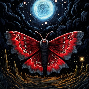 Mothman Collection 1 - Cryptids de la noche estrellada