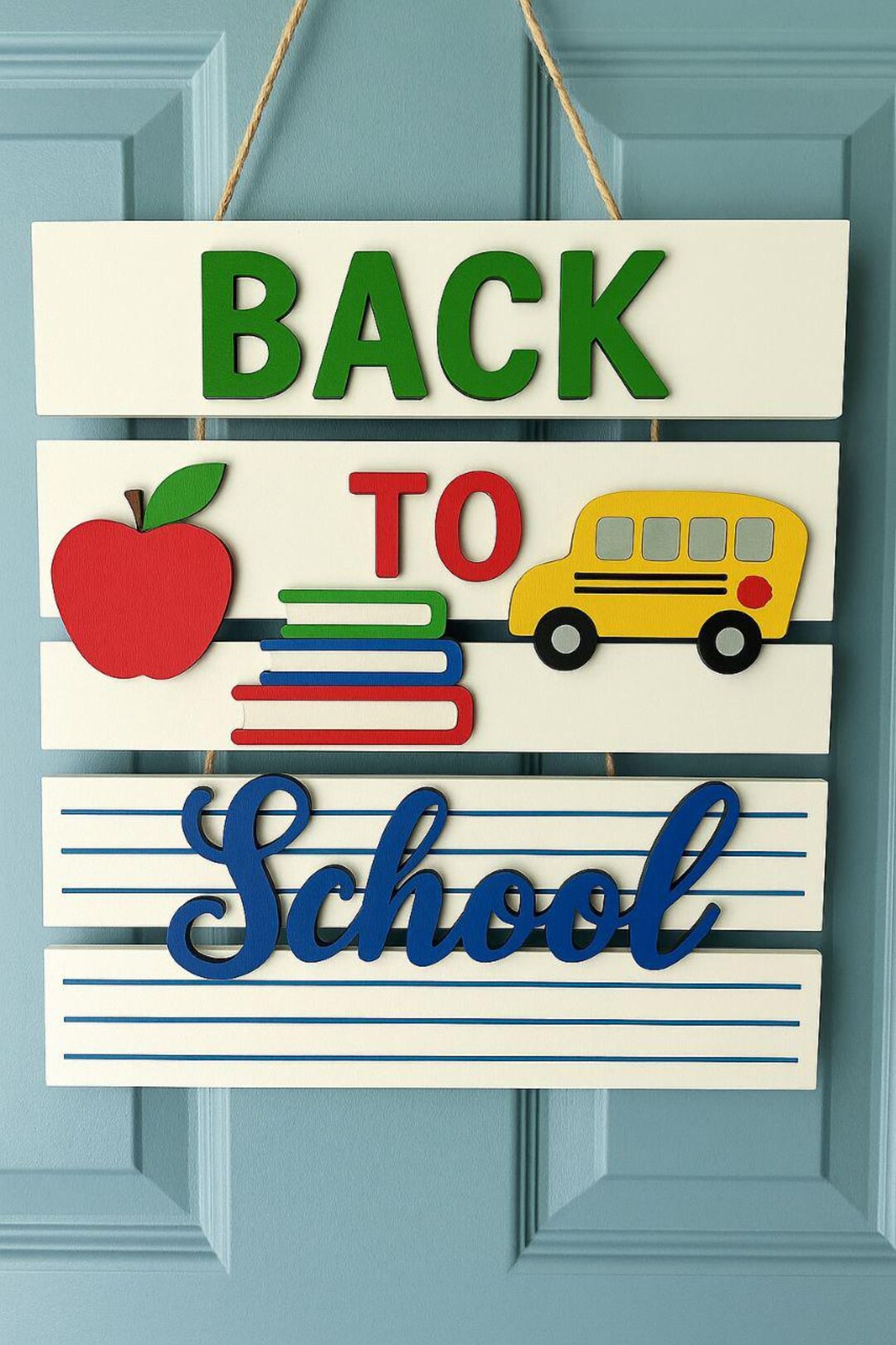 3d Back To School Sign Svg Bundle Layered School Bus Apple Pencil Svg 
