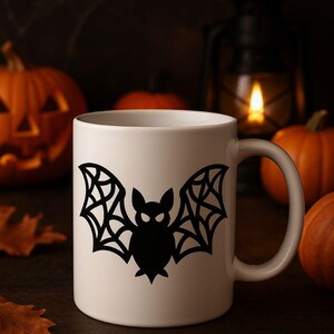 Halloween Bat SVG Bundle | Spooky Bat Cut File for Cricut | Bat Silhouette Dxf Png Pdf | Halloween Decor Laser Cut File | Instant Download image 6