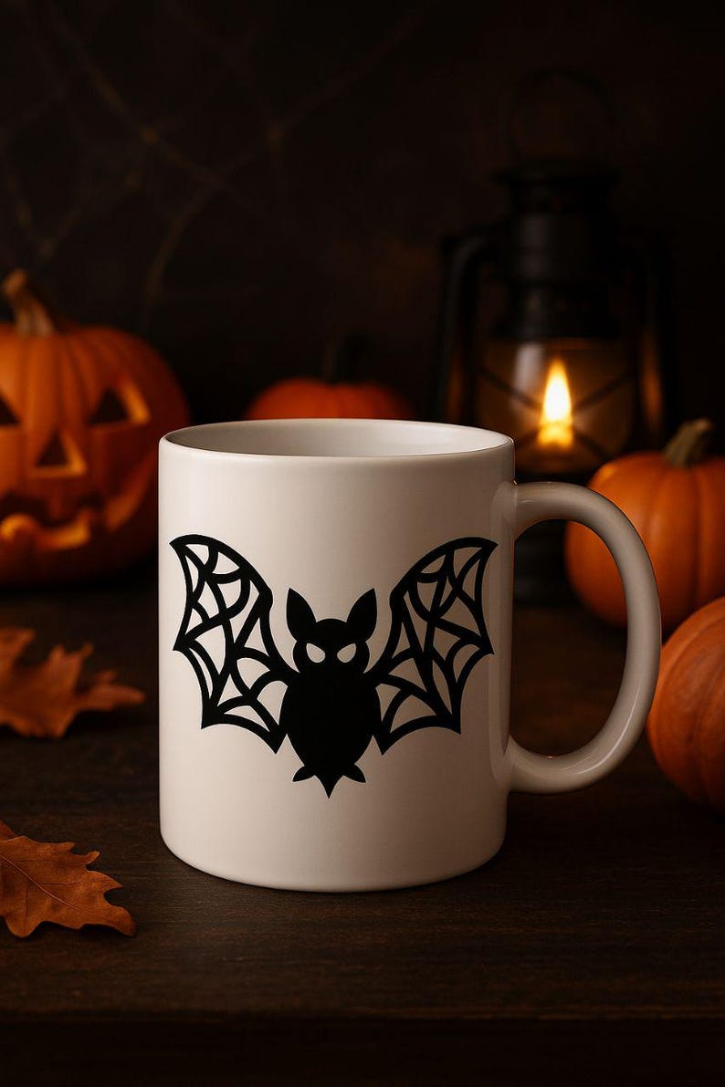 Halloween Bat SVG Bundle | Spooky Bat Cut File for Cricut | Bat Silhouette Dxf Png Pdf | Halloween Decor Laser Cut File | Instant Download image 6