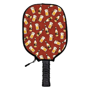 Craft Brew Pickleball Paddle Cover - Handmade Pickleball Paddle Covers - Perfect Gift For Pickleball Players & Fans
