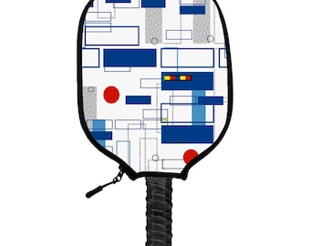 Droids Pickleball Paddle Cover - Handmade Pickleball Paddle Covers - Perfect Gift For Pickleball Players & Fans