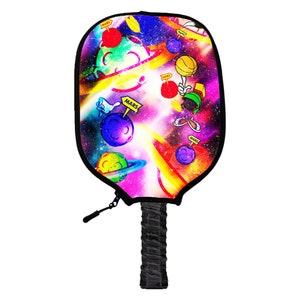 Space Jam Pickleball Paddle Cover - Handmade Pickleball Paddle Covers - Perfect Gift For Pickleball Players & Fans