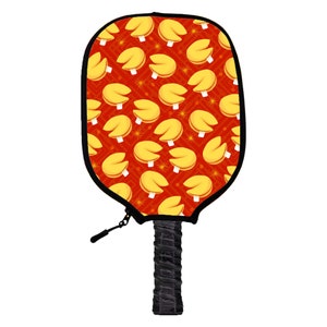 Fortune Cookies Pickleball Paddle Cover - Handmade Pickleball Paddle Covers - Perfect Gift For Pickleball Players & Fans