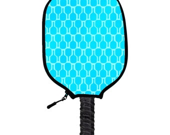 Blue Paddle Pickleball Paddle Cover - Handmade Pickleball Paddle Covers - Perfect Gift For Pickleball Players & Fans