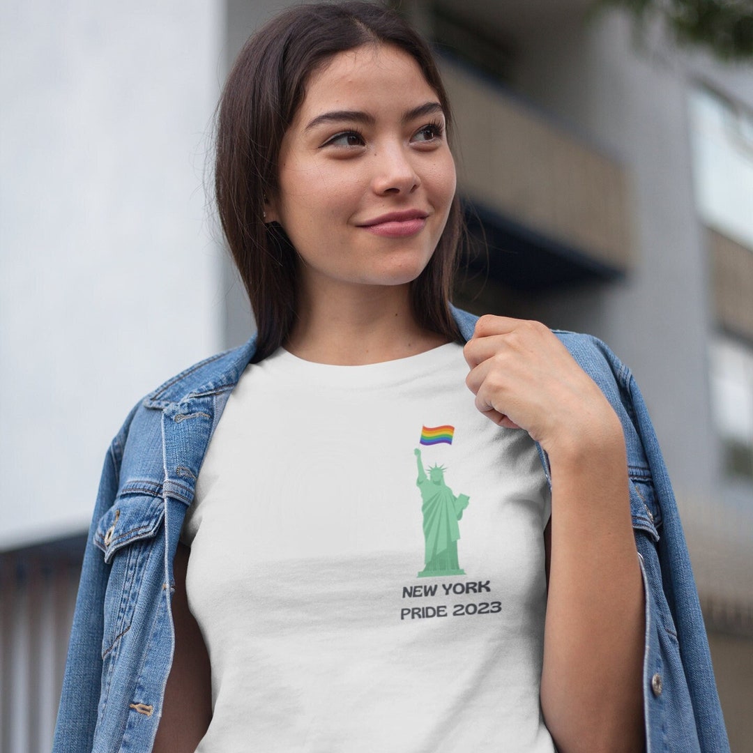 New York Pride Tshirt Statue of Liberty LGBTQ Gift for a Gay Lesbian