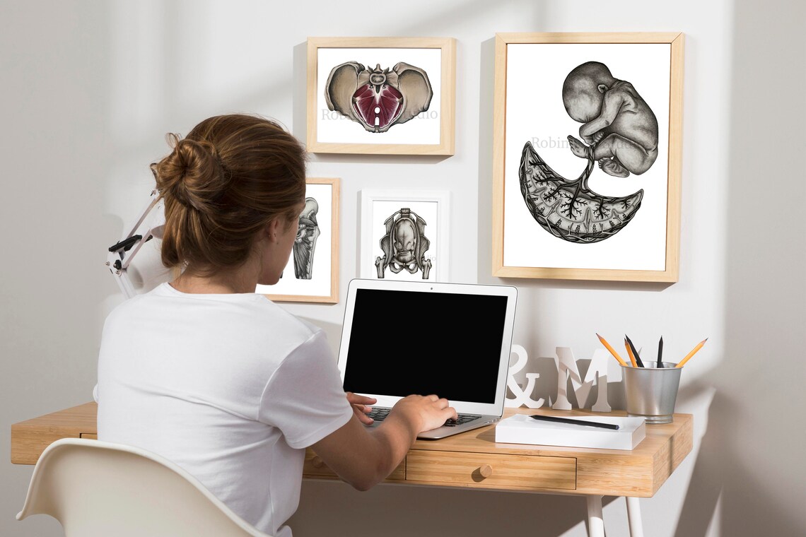 Placenta Art for OBGYN Gift for Midwife Gift for Doula Gift for Labor ...