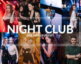Club Event Preset, Wedding Preset, Desktop Lightroom Preset, Nighttime photography, LR preset, editing Filter