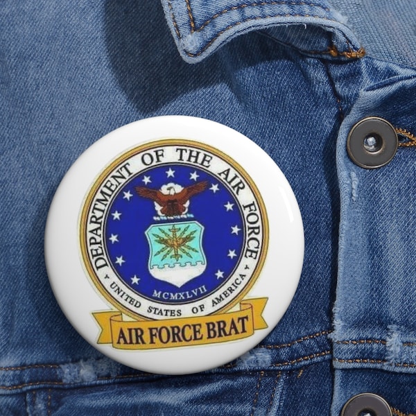 Air Force Brat - Pin Buttons