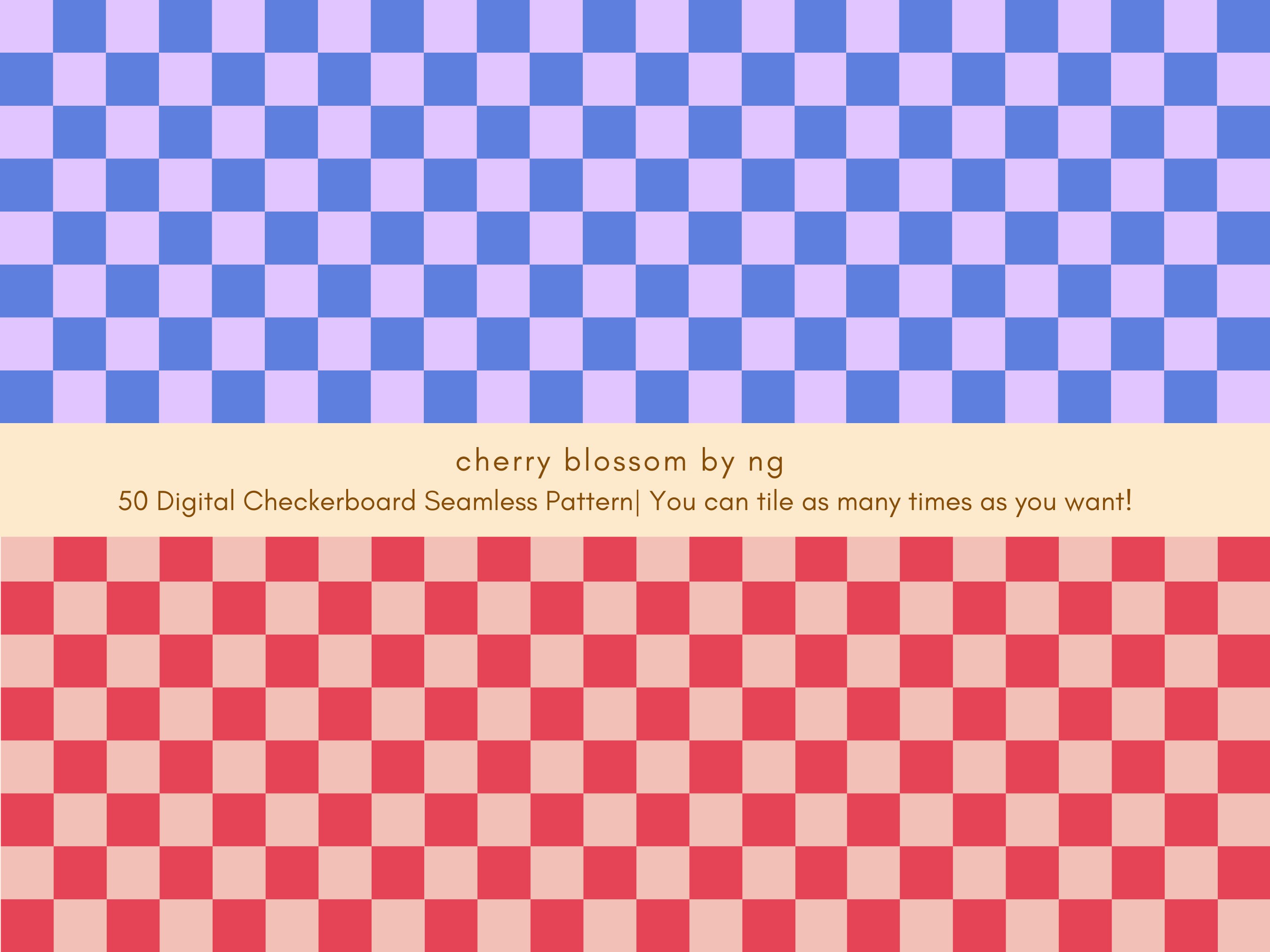 50 Checkerboard Digital Paper Checker Grid Background for Commercial ...