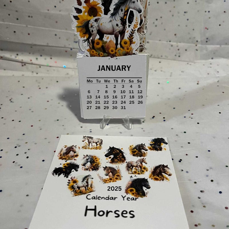 2025 Horse Calendar - Etsy