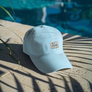 Denim Hat Embroidered | Custom Logo Baseball Cap | Adjustable Dad Hat | [STAY-COOL] Edition