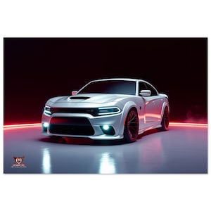 Dodge Charger SRT Demon Inspired Wall Art
