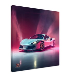 Ferrari 488 Concept Inspired Wall Art