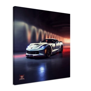 Art mural inspiré de C7 Chevrolet Corvette Z06