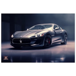 Maserati GranTurismo Inspired Wall Art