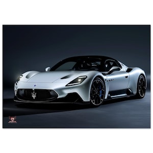 Maserati MC20 Wall Art