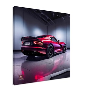 Dodge Viper Inspired Wall Art