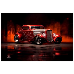 Custom Hot Rod Wall Art