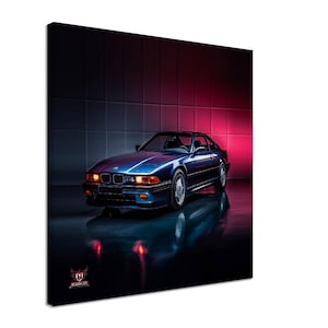 90s BMW 850i Inspired Wall Art