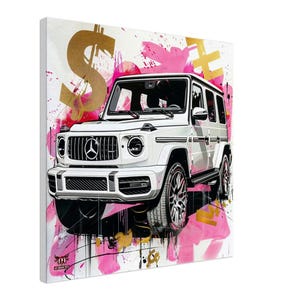 Bold Mercedes G Wagon Canvas Print