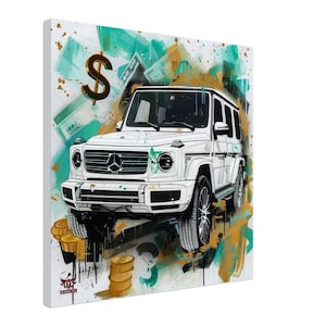 Dynamic Mercedes G Wagon Canvas Print