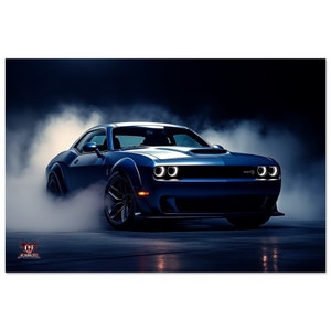 Challenger SRT Hellcat Inspired Wall Art