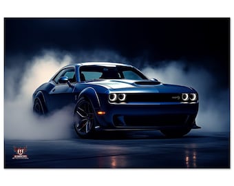 Challenger SRT Hellcat Inspired Wall Art