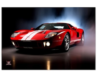 2005 Ford GT Inspired Wall Art