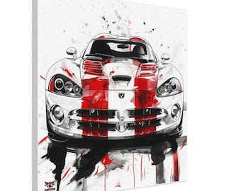 Dodge Viper inspiriert Leinwand Wandkunst