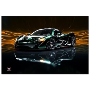 McLaren P1 Inspired Wall Art