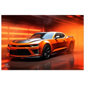 Chevrolet Camaro Inspired Wall Art