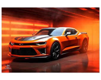 Chevrolet Camaro Inspired Wall Art