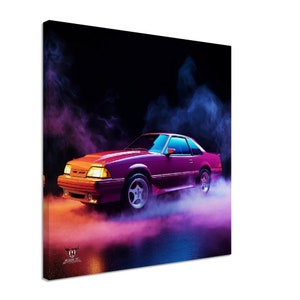 90&#39; Ford Mustang GT Inspired Wall Art