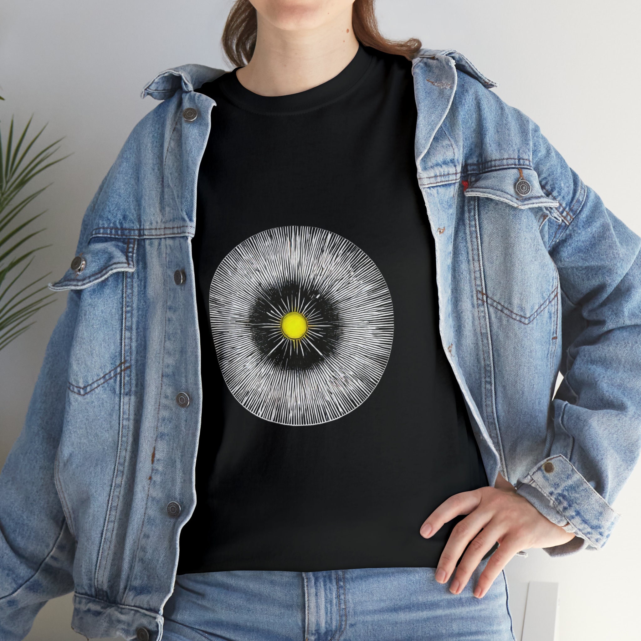 【BAON】[unisex] Kiori Sun Printing Over Long Sleeve Tee BAON】[unisex] Kiori Sun Printing Over Long Sleeve Tee Sun