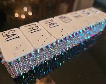 Blinged Day to Day Pill Case