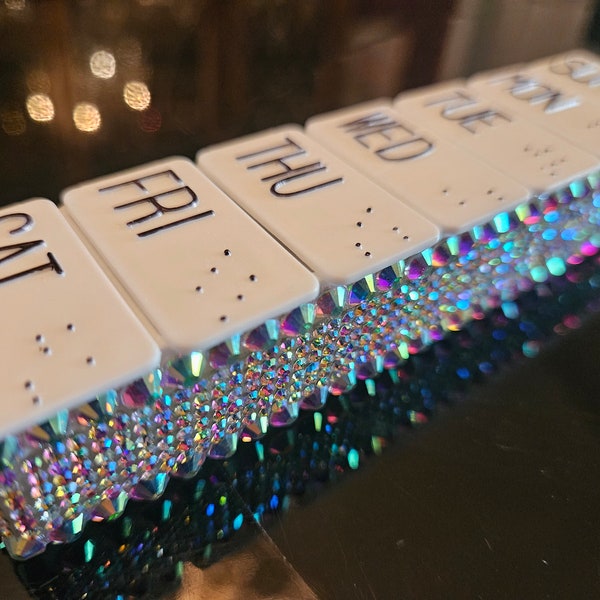 Blinged Day to Day Pill Case