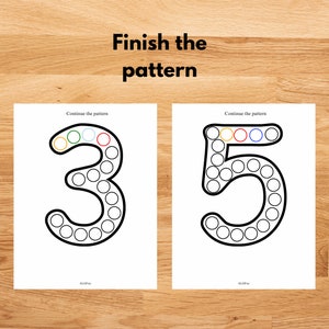 Dot Sticker Number Recognition Printable Toddler Worksheets. Perfect ...