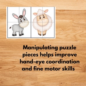 Animal Puzzle Matching Game Printable, Logic Puzzle Brain Teaser ...