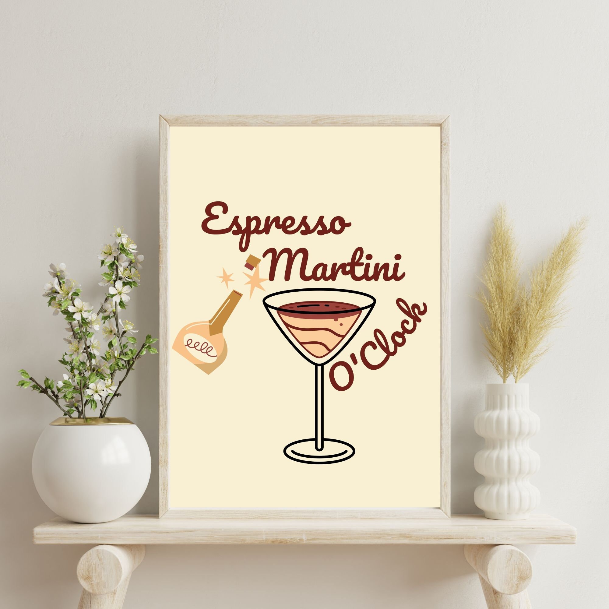 Espresso Martini Art Print, Espresso Martini, Espresso Martini Print