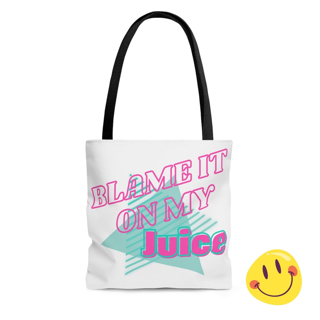 Lizzo Tote Bag Blame It on My Juice Bag Lizzo Merch Lizzo - Etsy