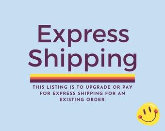 Express Shipping - for shipping costs only