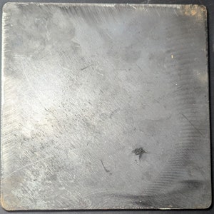 7"x7"x1/4" Steel Plate with Rounded Corners - Raw Steel 7x7x1/4 steel plate