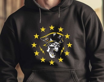 Chief, Senior Chief or Master Chief Pirate Skull with Anchor Hoodie, gift for chief, gift for CPO, gift for CPO lover gift, chief