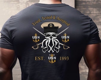 Tried tested & accepted Softstyle T-Shirt, navy chief lover shirt for Senior Chief retired navy Master Chief tshirt for chief lover