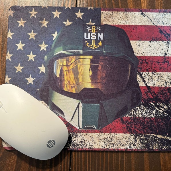 Master Chief Mouse Pad Etsy