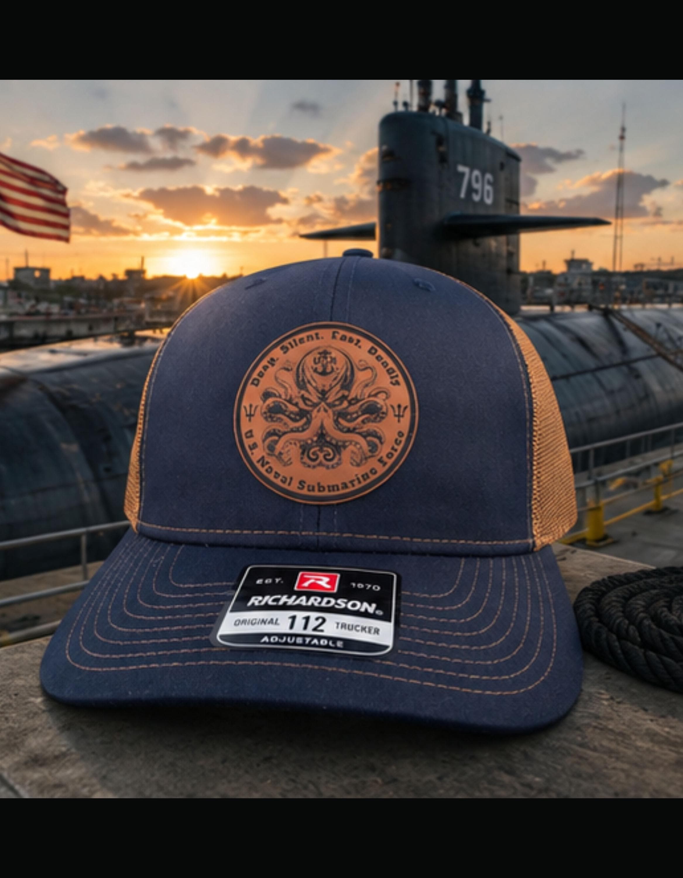 米海軍　ロサンゼルス級　原子力潜水艦　トピカ　帽子　キャップ Submariner Hat - Etsy